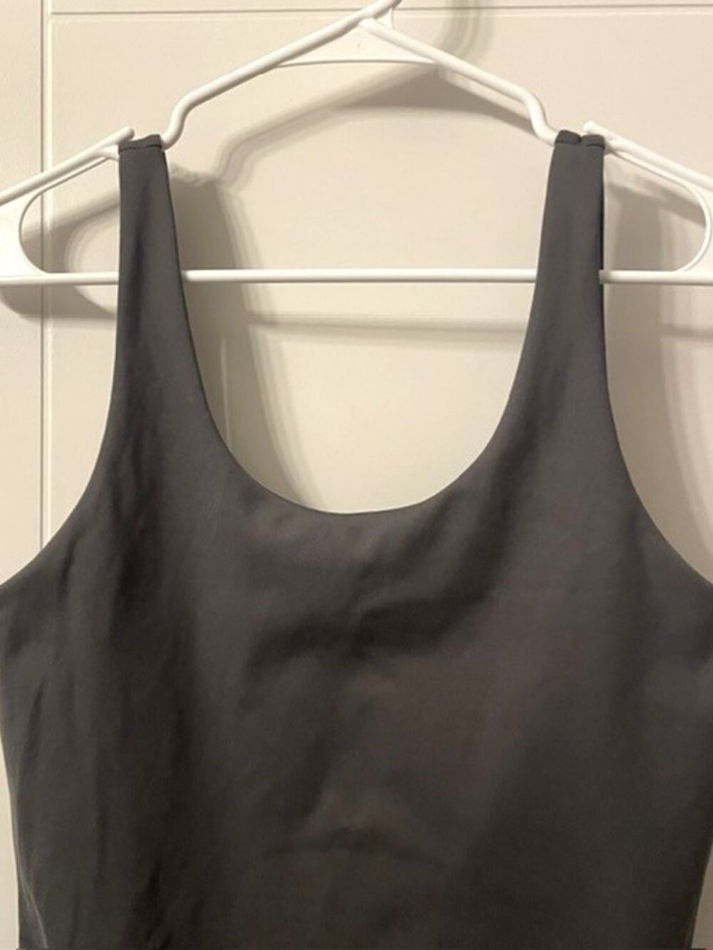 Girlfriend Collective Activewear Onesie Romper Unitard Gray Size Large - Picture 3 of 9